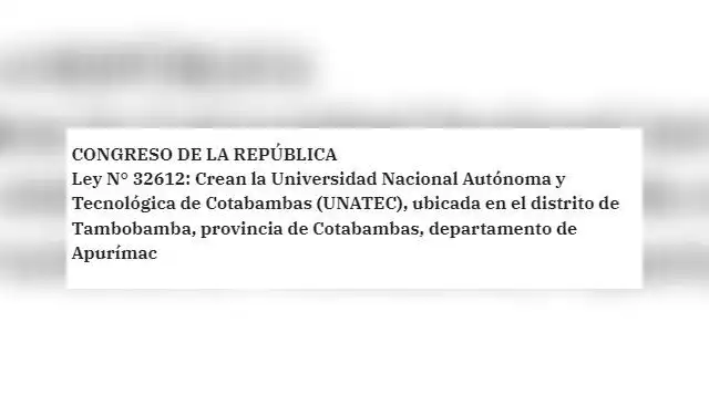 Norma legal de El Peruano. Apurimac.