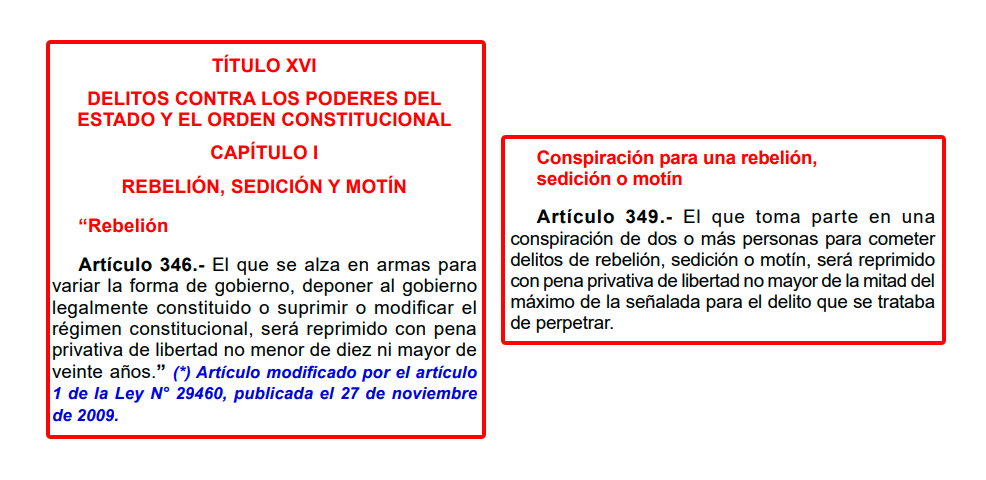 Precisiones del Código Penal