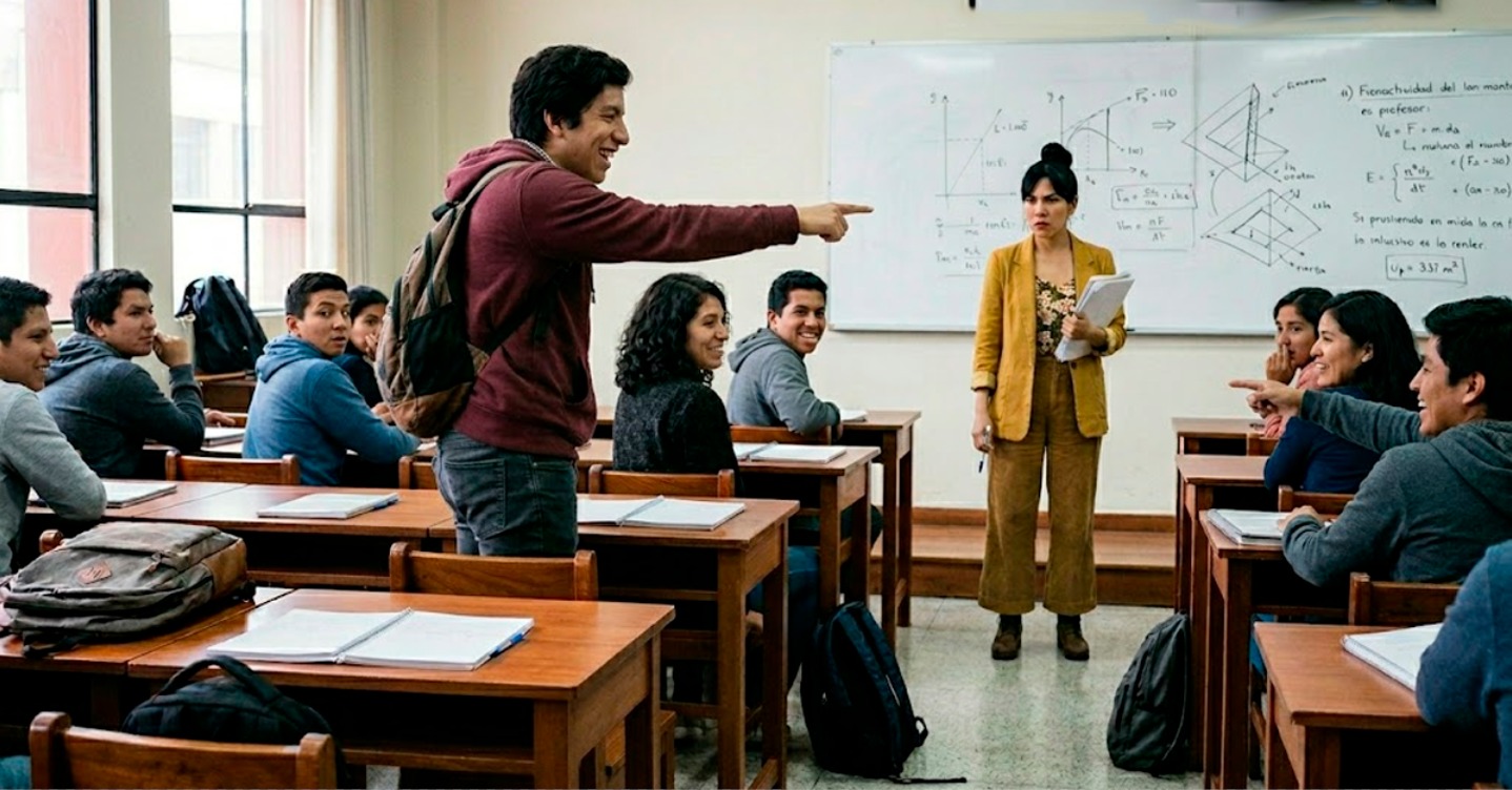 Polémica en la UNI: Alumno se hace viral por cuestionar la vestimenta de su docente