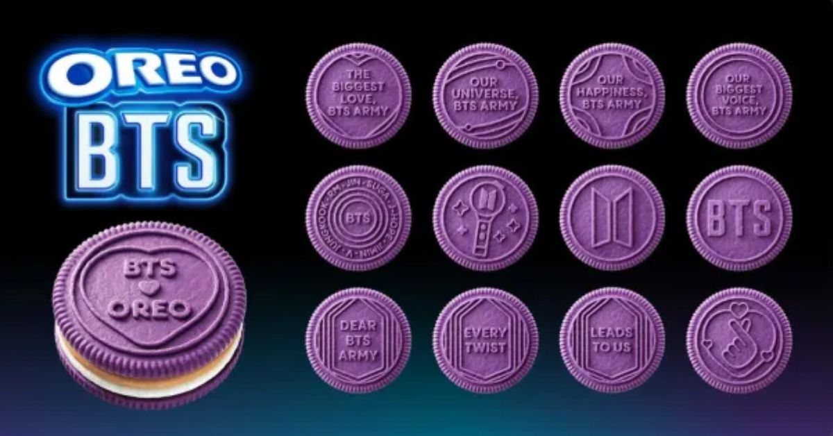 La colección de galletas se realiza en homenaje a los fans dado que la banda cumple 13 años.