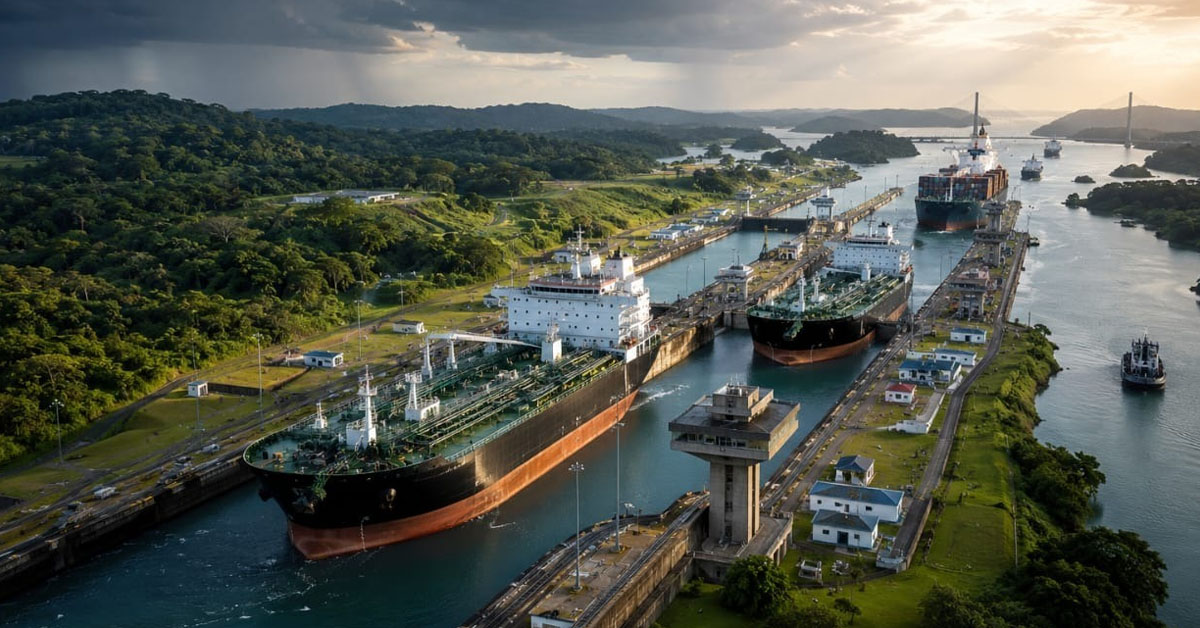 El Canal de Panam� se ha convertido en la principal ruta petrolera del mundo.