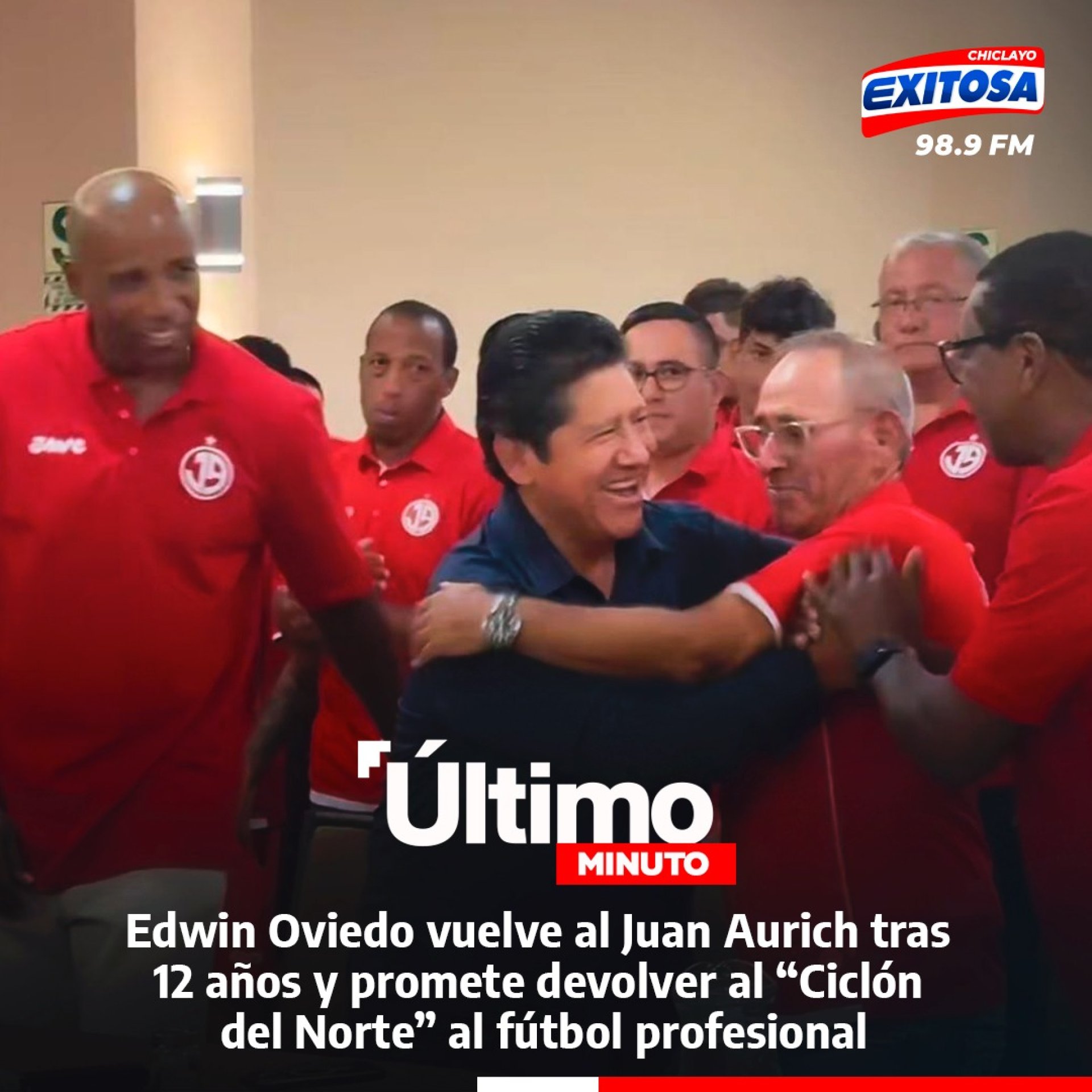 Edwin Oviedo retorna al Juan Aurich.