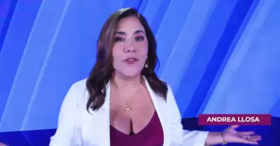 Andrea Llosa no va m�s en Panamericana TV