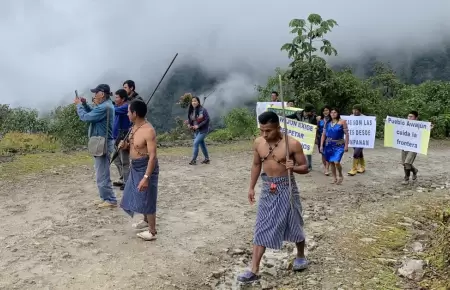 Comunidad de Kumpanam denuncia invasi�n de empresarios ecuatorianos en territori