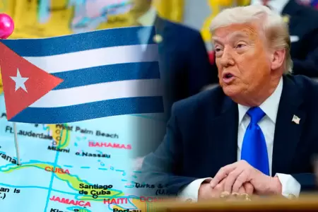 Donald Trump amenaza con tomar el control de Cuba.