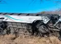 Tragedia tras volcadura de autob�s tur�stico: Reportan al menos 11 muertos y m�s de 30 heridos