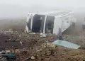 �Tragedia en Ayacucho! Al menos 4 muertos y varios heridos en despiste de bus interprovincial