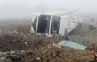 �Tragedia en Ayacucho! Al menos 4 muertos y varios heridos en despiste de bus interprovincial
