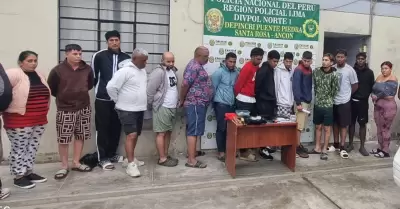 PNP liber� a dos personas secuestradas y captur� a 17 involucrados.