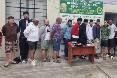 PNP liber� a dos personas secuestradas y captur� a 17 involucrados.