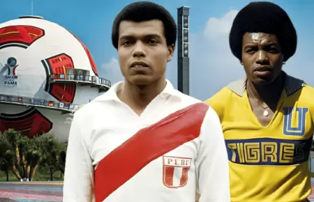 Te�filo Cubillas y Ger�nimo Barbadillo en el Sal�n de la Fama del F�tbol Interna