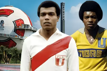 Te�filo Cubillas y Ger�nimo Barbadillo en el Sal�n de la Fama del F�tbol Interna