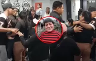 Hija de 'Pompinch�' es retirada del velorio del c�mico tras protagonizar esc�ndalo con mujer