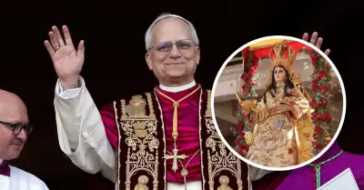 Papa Le�n XIV salud� a la Asociaci�n Virgen de Chapi en Roma: Devotos de la "Mam