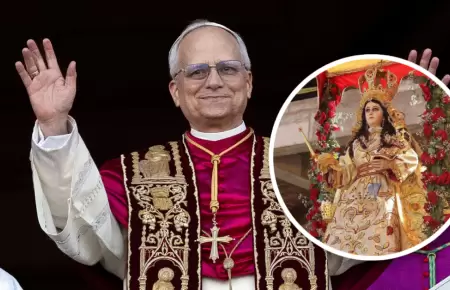 Papa Le�n XIV salud� a la Asociaci�n Virgen de Chapi en Roma: Devotos de la "Mam