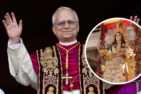 Papa Le�n XIV salud� a la Asociaci�n Virgen de Chapi en Roma: Devotos de la "Mam