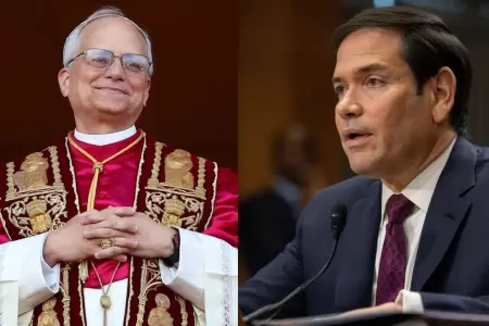 Papa Le�n XIV / Marco Rubio.