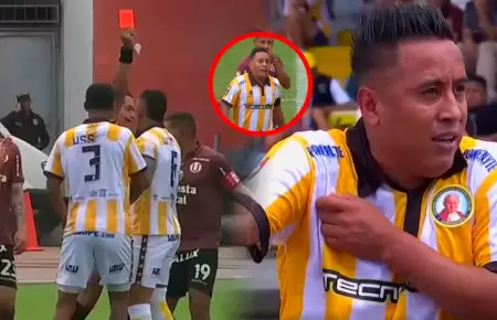 Inesperada expulsi�n se dio apenas iniciado el encuentro en Trujillo.