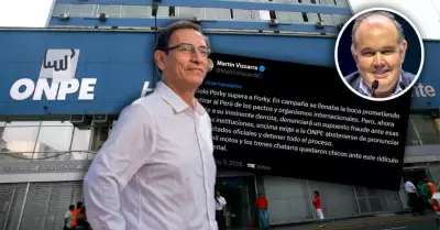 Vizcarra critica postura de L�pez Aliaga.