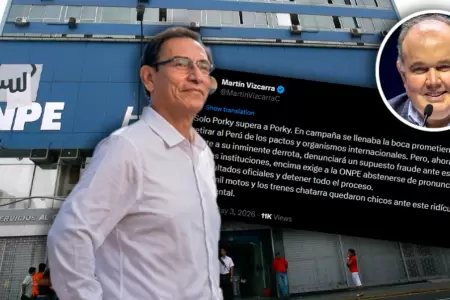 Vizcarra critica postura de L�pez Aliaga.
