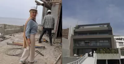 Gisela Valc�rcel termin� de construir su lujosa casa de playa