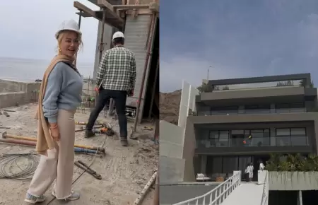 Gisela Valc�rcel termin� de construir su lujosa casa de playa