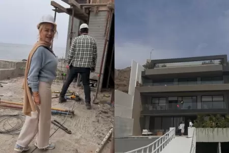 Gisela Valc�rcel termin� de construir su lujosa casa de playa