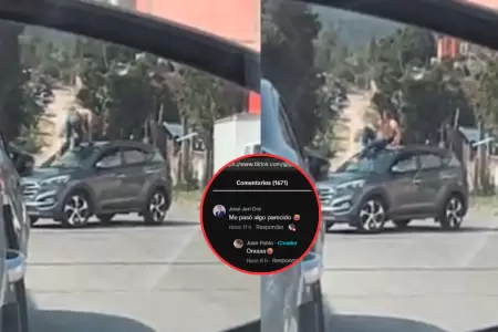 Mujer intenta romper el carro de su novio