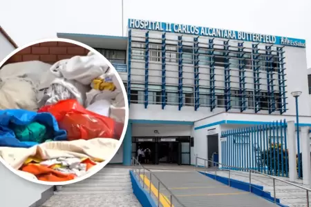 Denuncian que ropa de m�dicos y pacientes de tres hospitales de EsSalud se lavan