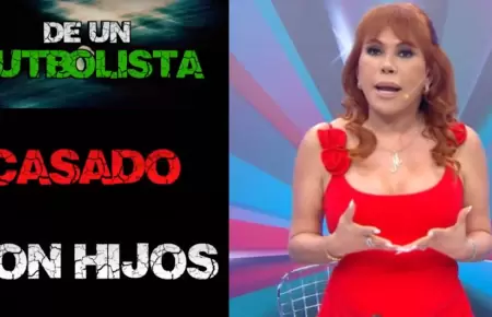 �Ampay a la vista! Magaly Medina revela nuevo jugador que habr�a sido infiel a s