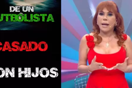 �Ampay a la vista! Magaly Medina revela nuevo jugador que habr�a sido infiel a s