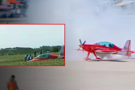 Avioneta realiza vuelo de entrenamiento y presento fallas t�cnicas que obligaron