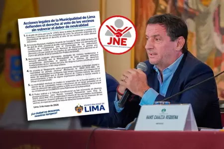Municipalidad afirma que demanda presentada al TC contra el JNE no vulnera neutr