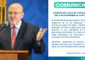 Carlos Bruce lanza comunicado anunciando hasta que fecha ejercer� funciones en la Municipalidad de Surco