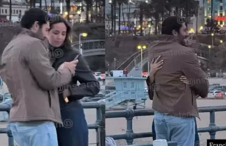 �Se reconciliaron? Francho Sierralta es captado junto a su esposa luego de su in