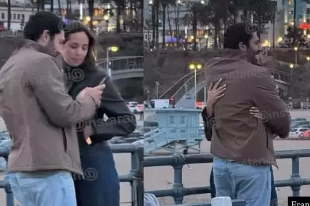 �Se reconciliaron? Francho Sierralta es captado junto a su esposa luego de su in