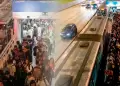Metropolitano: Colapso en la Estaci�n Javier Prado tras fuerte choque de buses en San Isidro