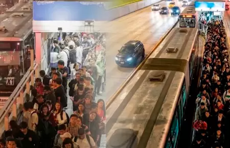Se reportaron largas colas en la estaci�n.