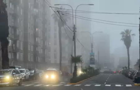 Anuncian amanecer con niebla y neblina en distritos del litoral.