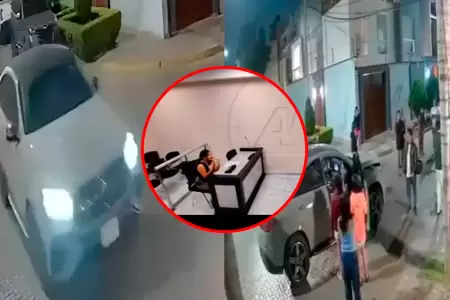Conductora que atropell� a vigilante en Trujillo llor� ante Juzgado.