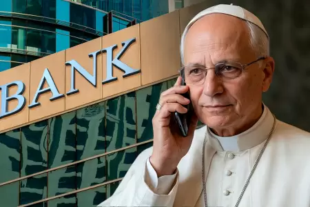 El pont�fice no se salv� de la burocracia bancaria.