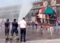 BTS en M�xico: ARMYs tuvieron que ser 'refrescadas' por bomberos mientras esperaban ver al grupo K-Pop