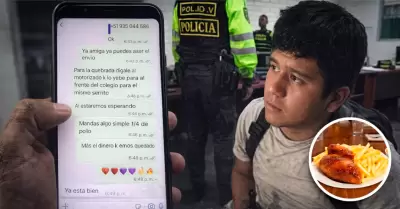 Extorsionador fue capturado luego de recibir su "yapa".