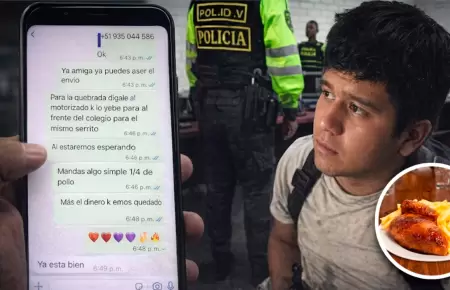 Extorsionador fue capturado luego de recibir su "yapa".