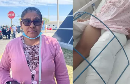 Madre pide apoyo para menor atropellada