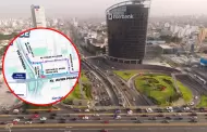 Desviaci�n en Av. Javier Prado hacia la V�a Expresa el 6,7, 8 y 11 de mayo