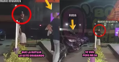 Mario Irivarren es captado con una rubia en Paracas