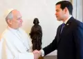 Papa Le�n XIV recibi� visita de Marco Rubio en el Vaticano donde abordaron crisis en Oriente Medio