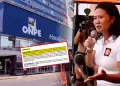 ONPE sanciona a Fuerza Popular con 36 UIT y la p�rdida del 50% de su financiamiento por uso indebido de fondos