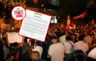 JNE: Tribunal de Honor hace un llamado al respeto tras protestas por resultados electorales